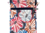 Pochette téléphone matelassée anémones rayées
