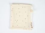 Mini-Gant Démaquillant gaze pois or écru