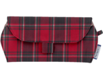 Etui à lunettes tartan rouge