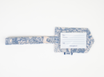Etiquette bagage toile de biche