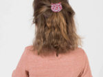 Barrette miaou rouge corolle