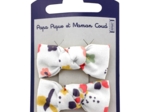 Barrettes clic-clac petits noeuds reveil printanier