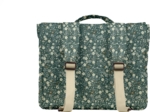 Cartable fleuri kaki
