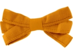 Barrette noeud ruban ochre