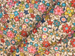 Coupon tissu enduit de 35cm  mille et une fleurs