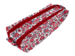 Trousse double compartiment rouge corolle