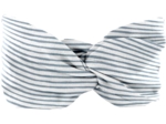 Bandeau Jersey Croisé Enfant rayé bleu blanc