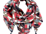 Foulard pompon oiseau pop