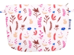 Pochette tissu herbier rose