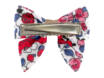 Barrette Mini Noeud Papillon rouge corolle