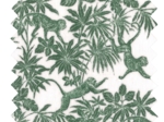 Tissu enduit  au mètre jungle vintage