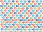Tissu coton au mètre ex2333 poissons rayés vert turquoise