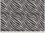 Coupon tissu enduit de 35cm  zèbre