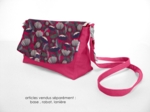 Rabat sac compagnon pavot  fuchsia