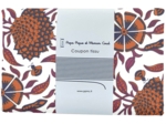 Coupon tissu 1 m ex2611 indienne fleurie caramel