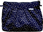 Pochette plissée etoile or marine 
