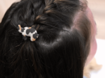 Barrette Eléphanteau leopard