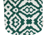 Rabat petite besace jacquard vert