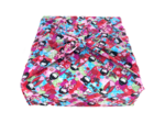 Furoshiki grand 73 x 73 cm kokeshis