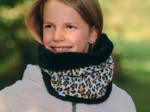 Echarpe tube enfant leopard
