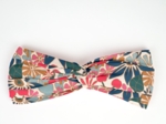 Bandeau croisé cerise en fleur