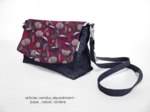 Rabat sac compagnon pavot  fuchsia