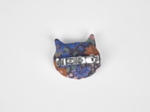 Barrette miaou monet lilas