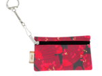 Pochette porte-clés féérie fuchsia