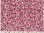 Tissu coton au mètre cocktail de fleurs