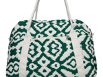 Sac bowling jacquard vert