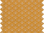Coupon tissu 50 cm graphique ocre ex1077