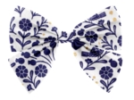 Barrette noeud papillon scandinavia bleu