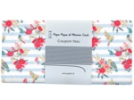 Coupon tissu 50 cm horizons fleuris