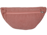 Sac banane velours côtelé rose blush