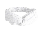 Bandeau croisé bébé 1 - 3 ans broderie anglaise blanche