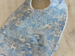 Bavoir tissu plastifié toile de biche