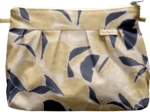 Pochette plissée citrons dorés