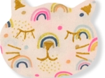 Barrette miaou arc en ciel
