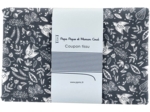 Coupon tissu 1 m papillons de nuit ex1091