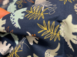 Tissu coton au mètre dino bleu ex1063