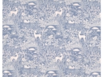 Coupon tissu enduit de 35cm  toile de biche
