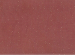 Coupon tissu 1 m gaze pois or rouille