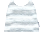 Serviette enfant élastique rayé bleu blanc