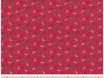 Tissu coton au mètre ex2252 houx rouge