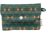 Pochette Savon eventail or vert