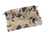 Mini pochette tissu citrons dorés
