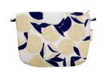 Pochette tissu citrons dorés