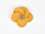 Petite Barrette Pétales de Fleur ochre