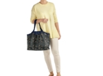 Sac cabas taille moyenne plissé lucioles