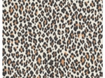 Coupon tissu enduit de 35cm  leopard